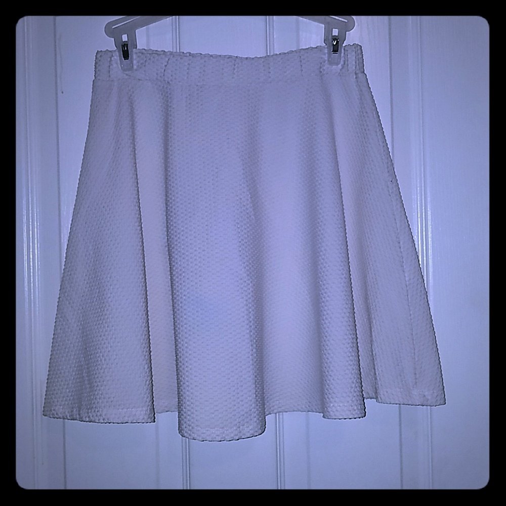 White skirt